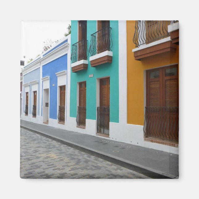 Puerto Rico Houses Magnet (Framsidan)