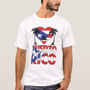 Puerto Rico I Kärlek Puerto Rico Flagga Women Mana T Shirt