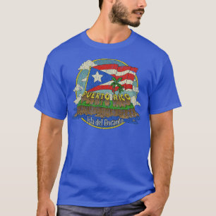 Puerto Rico Isla del Encanto 1898 T Shirt
