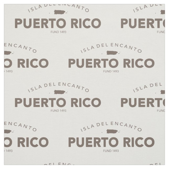 Puerto Rico Isla del Encanto Tyg (Provkarta)