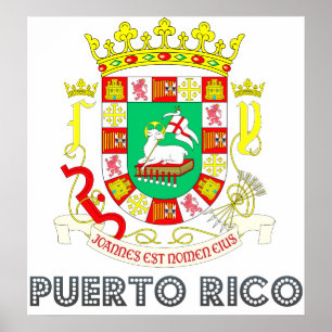 Puerto Rico Jackar om Arm Poster
