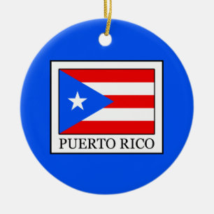 Puerto Rico Julgransprydnad Keramik