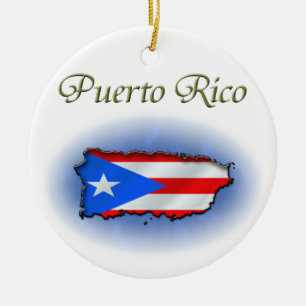 Puerto Rico Julgransprydnad Keramik