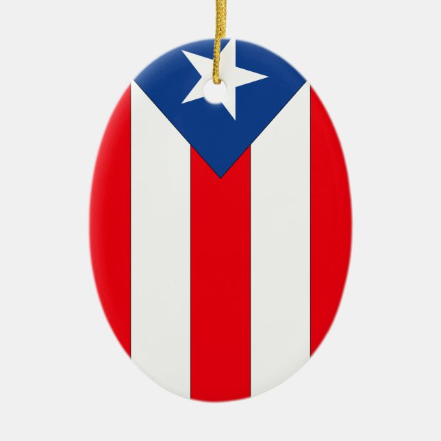 Puerto Rico Julgransprydnad Keramik (Framsidan)