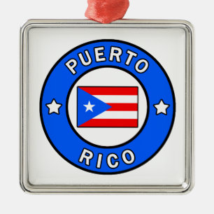 Puerto Rico Julgransprydnad Metall