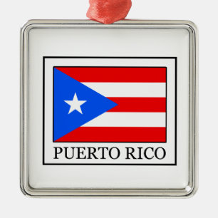 Puerto Rico Julgransprydnad Metall
