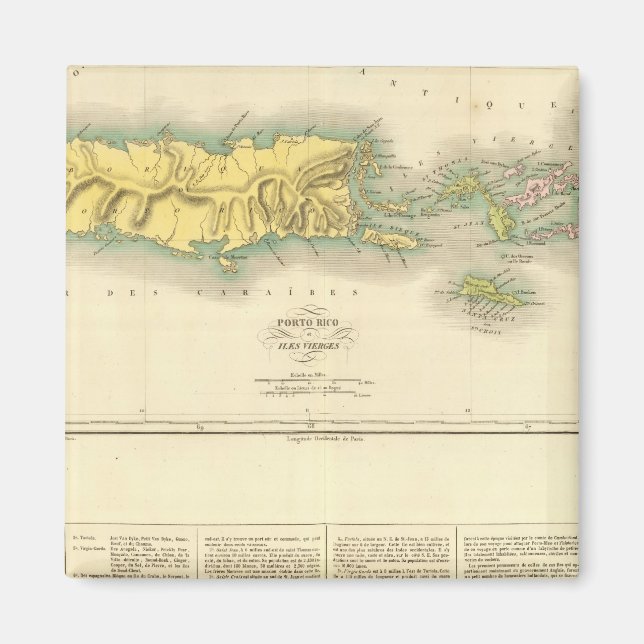 Puerto Rico, Jungfruöarna Magnet (Framsidan)