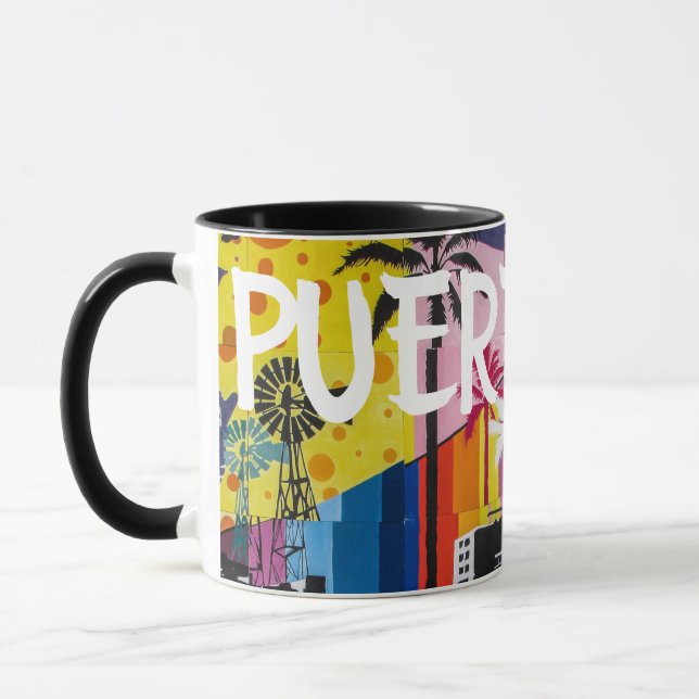 Puerto Rico kaffemugg (Vänster)