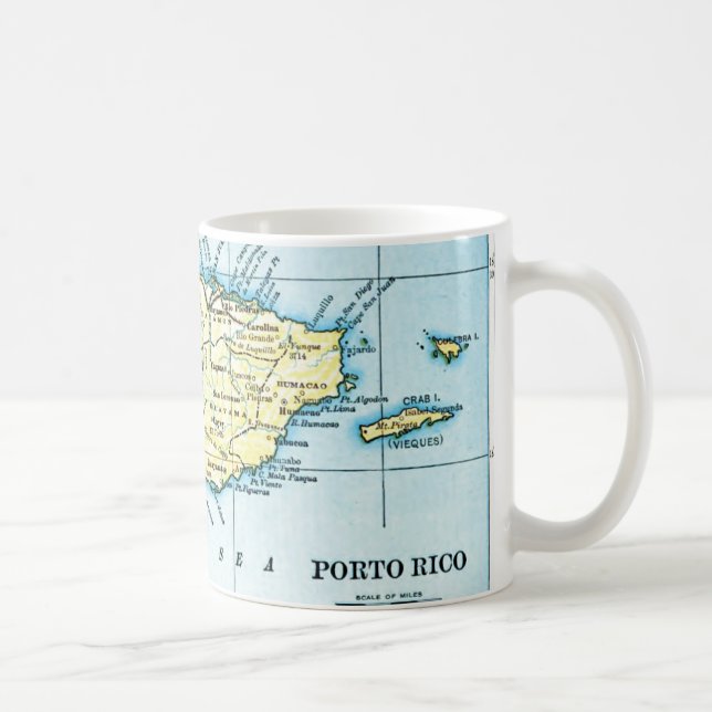 Puerto Rico kartamugg Kaffemugg (Höger)