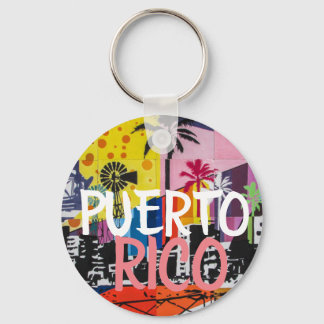 Puerto Rico Keychain Nyckelring