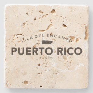 Puerto Rico klassiker Barware Underlägg Sten