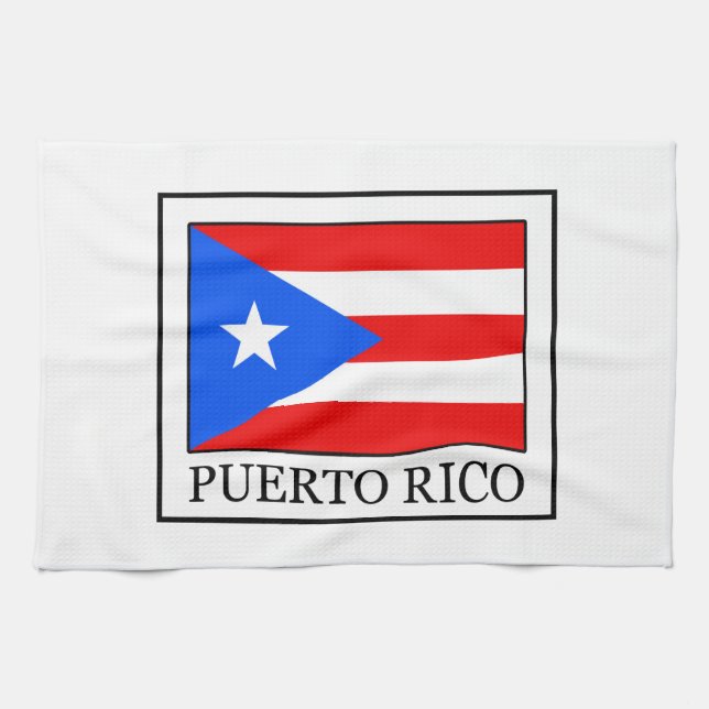 Puerto Rico Kökshandduk (Horisontell)