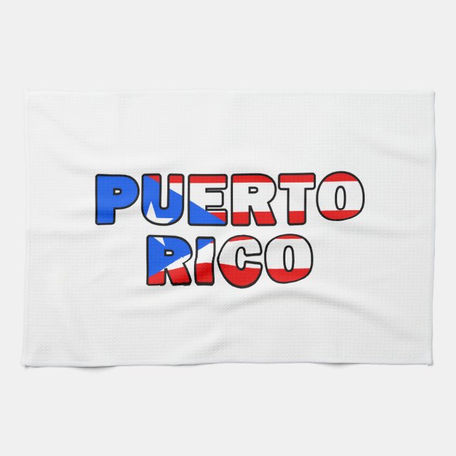 Puerto Rico Kökshandduk (Horisontell)