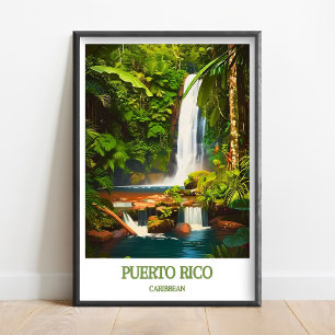 Puerto Rico konst - Puerto Rico Canvas - Puerto Ri Poster