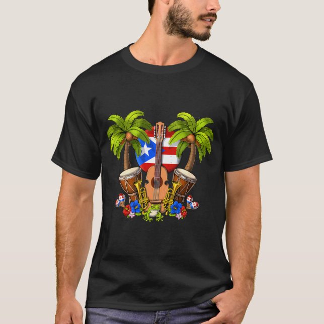 Puerto Rico-kultur T Shirt (Framsida)