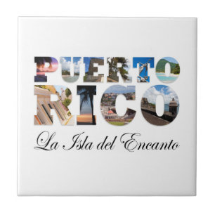 Puerto Rico La Isla Del Encanto Kakelplatta