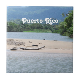 Puerto Rico landskap Kakelplatta