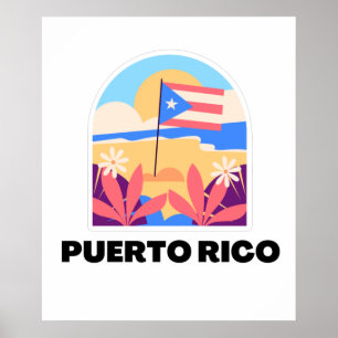 Puerto Rico liggande Poster