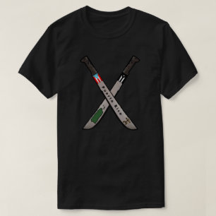Puerto Rico Machete Flagga Karta Coqui Taino T-Shi T Shirt