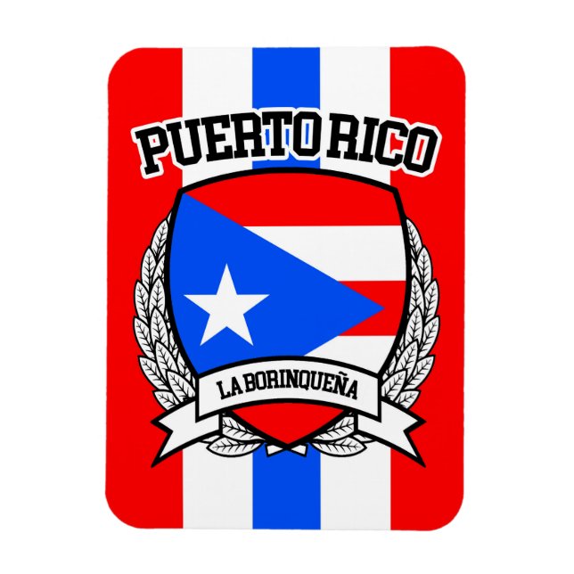 Puerto Rico Magnet (Vertikal)