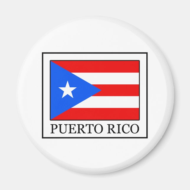 Puerto Rico Magnet (Framsidan)