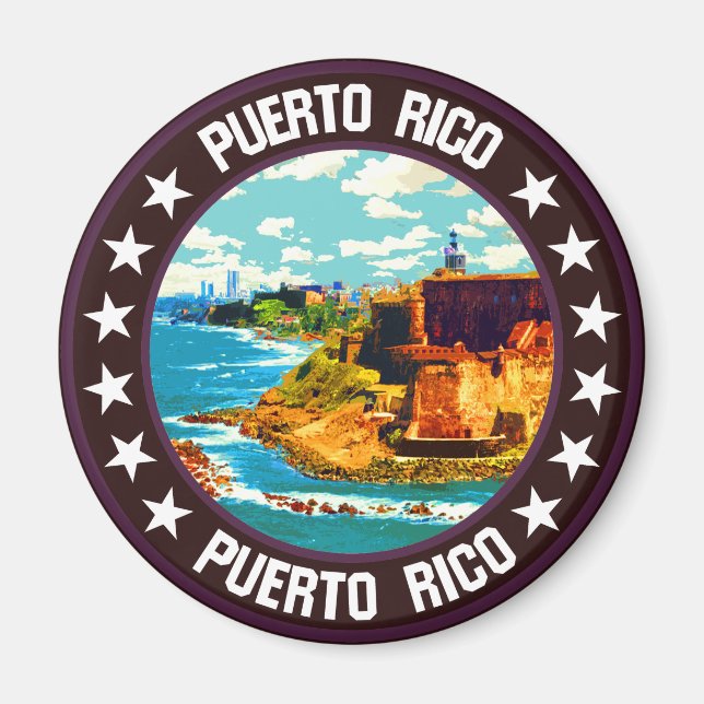 Puerto Rico Magnet (Framsidan)