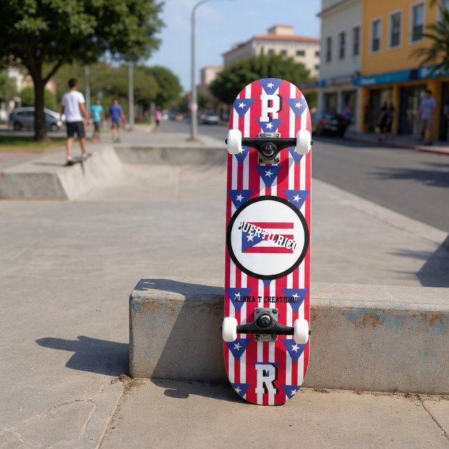 Puerto Rico  Mini Skateboard Bräda 18,5 Cm (Skapare uppladdad)