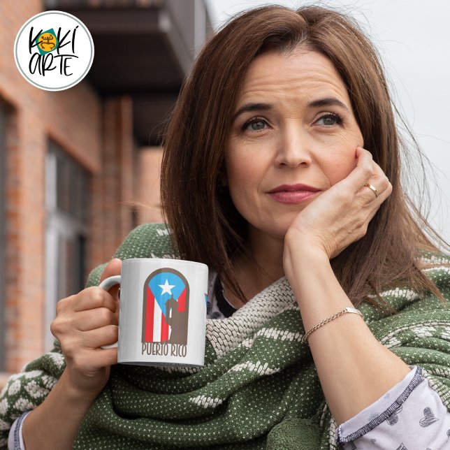 Puerto Rico Morro Garita Arc Kaffemugg (Skapare uppladdad)