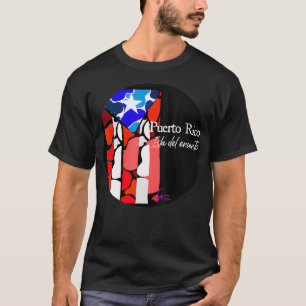 Puerto Rico Mosaic Mejor regalo boricua T Shirt