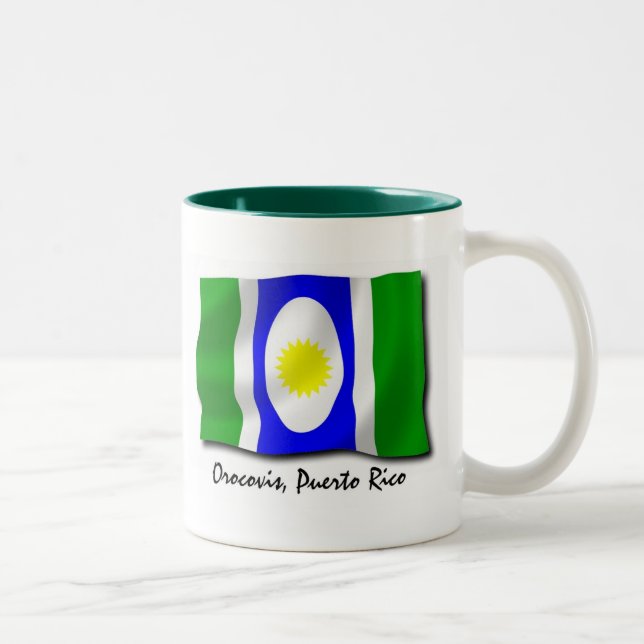 Puerto Rico mugg: Orocovis Två-Tonad Mugg (Höger)