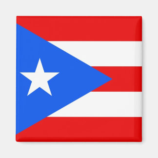 Puerto Rico National World Flagga Magnet