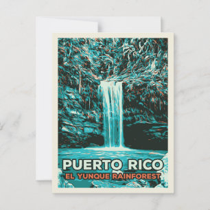 Puerto Rico, nationalparken El Yunque Vykort