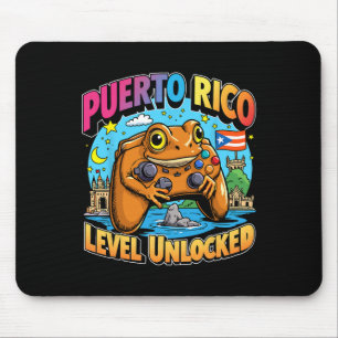 Puerto Rico-nivå upplåst Gamer Coqui Groda Musmatta