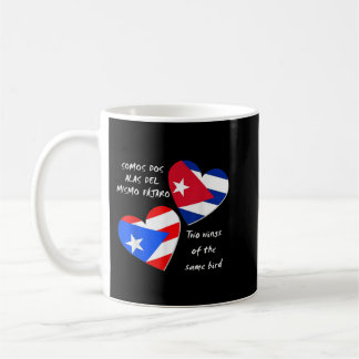 Puerto Rico och Cuba Heart, två vingar av samma Kaffemugg