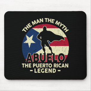Puerto Rico Pappa Tröja Abuelo Man Mytt Puerto Ric Musmatta
