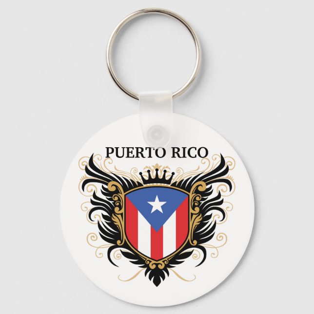 Puerto Rico [personalize] Nyckelring (Framsida)
