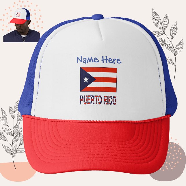 Puerto Rico Puerto Rican Flagga Blue Personalizati Keps (Skapare uppladdad)