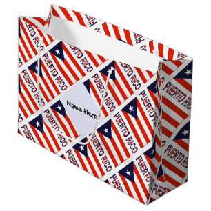Puerto Rico Puerto Rican Flagga Tiled Personlig