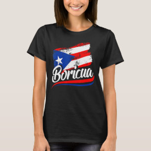 Puerto Rico Puerto Rican Puerto Rico Flagga Boricu T Shirt