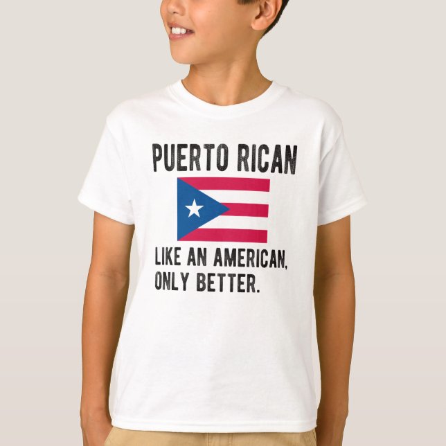 Puerto Rico Puerto Rican Roots Puerto Rico Flagga T Shirt (Framsida)