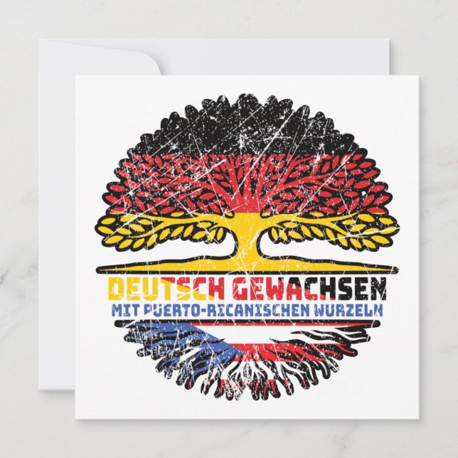 Puerto Rico Puerto-ricanisch Deutsch Deutschland Kort (Framsida)