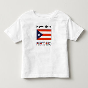 Puerto Rico Puerto Rico-flagga Blå Personalisering T Shirt