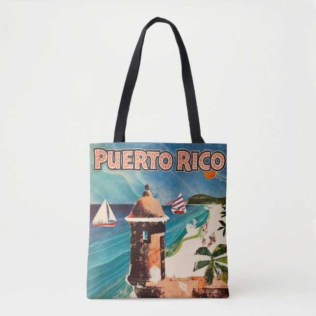 Puerto Rico Resa  Tygkasse (Framsida)