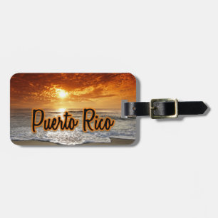 Puerto Rico-resgodsbricka Bagagebricka