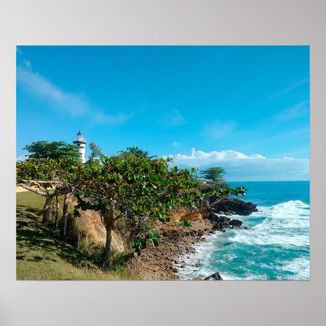 Puerto Rico, Ricon, El Faro Poster (Framsidan)
