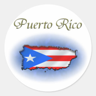Puerto Rico Runt Klistermärke