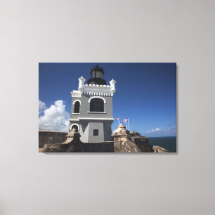 Puerto Rico, San Juan, Gamla San Juan, El Morro Canvastryck