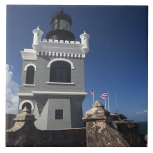 Puerto Rico, San Juan, Gamla San Juan, El Morro Kakelplatta