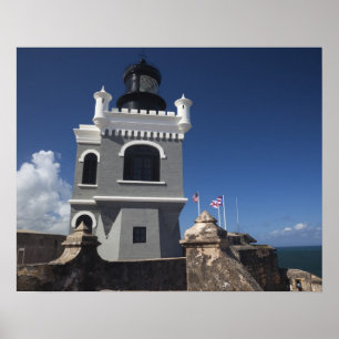 Puerto Rico, San Juan, Gamla San Juan, El Morro Poster