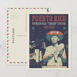 Puerto Rico, San Juan, Patricio Rijo Toribio Postc Vykort